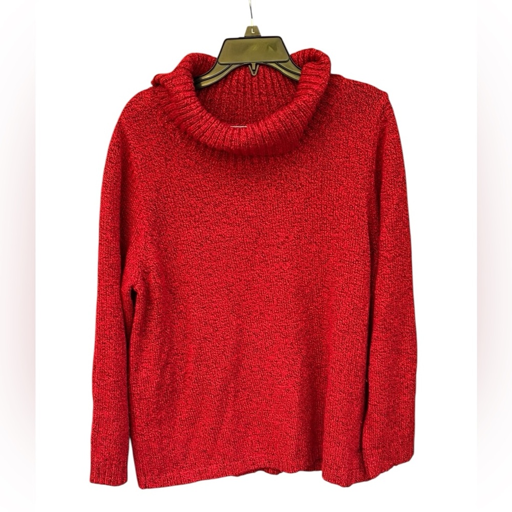 Essentials Red Cowl Neck Chenille Sweater Women’s Plus 22/24W - Preloved